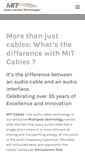 Mobile Screenshot of mitcables.com
